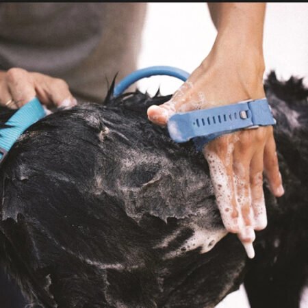 Pet Hose Scrubber Dog Bathing Tool Portable Shower Head Attaches to Bathtub Spout for Pets Washing